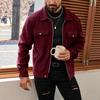 Men S High Street Fashion Wool Zip Jacket Coat