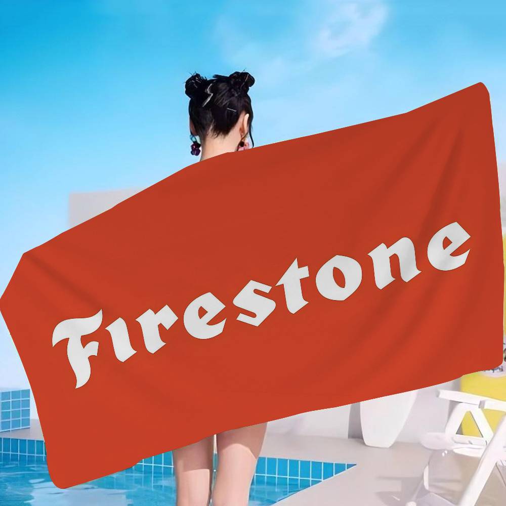 F-FirestoneS Motorcycle Microfiber Beach Towel Absorbent Quick Dry Soft Yoga Swimming Resort Mountain Climbing Towel