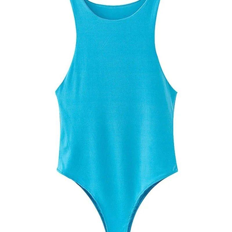 Women Bodysuits Slim Bodysuit Chic Lady Club Short Playsuits