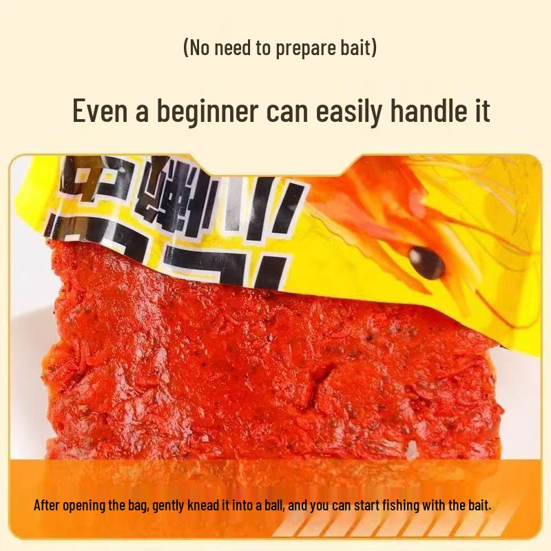 Yuxin Kleiner Faulpelz Köder: Frische Garnelen Fischköder für Herbst- und Winterangeln