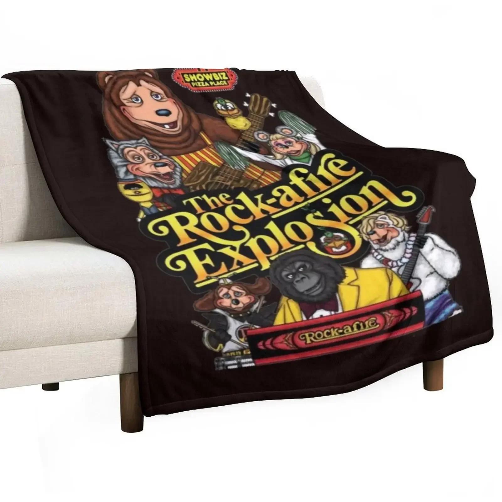 Showbiz Pizza Billy Bob Throw Blanket Sofa Soft Big Warm Blankets For Baby Blankets 75X95CM