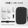 Roleness Gadget Pouch, Hard, Large Capacity Travel Pouch for Chargers and Cables, Waterproof Gadget Case with Dividers, Multifunctional Storage Bag