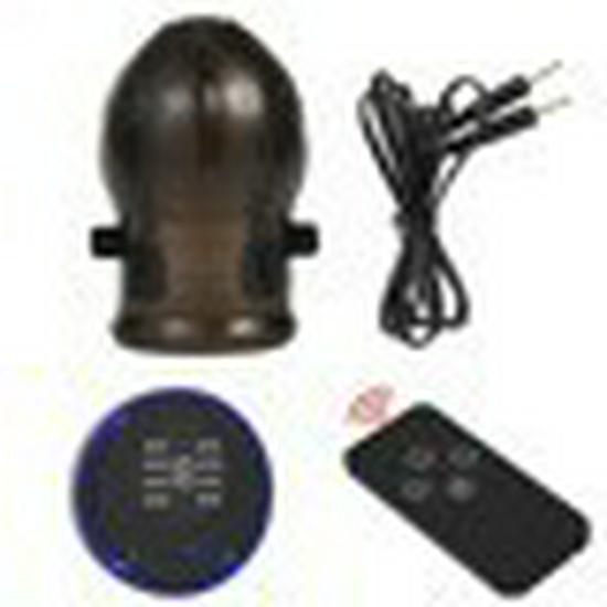 Men's Remote Control Desensitizing Electric Shock Trainer for Endurance and Self-Pleasure