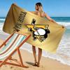 Name Custom Pittsburgh Penguins Logo Print Beach Towel, Large Soft Quick Dry Towel for Beach Camping Swimming
