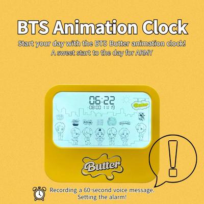 BTS TinyTAN Animation Tischuhr BTS-TTWC