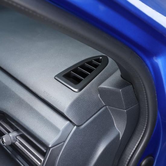 Matte Black Dashboard Air Vent Outlet Cover Trim for Subaru Crosstrek -23