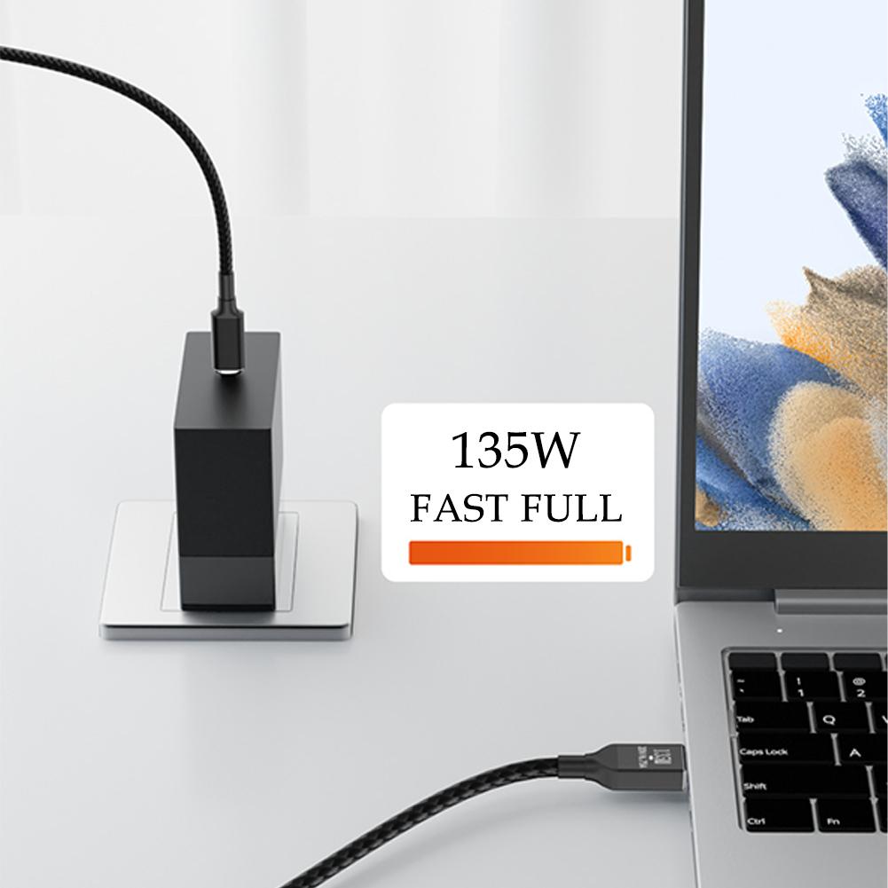 200cm Quick Charger Cable 5A PD Type C Fast Charge Y90 Phone Data Tab For Pro Y700 Legio Y1U4