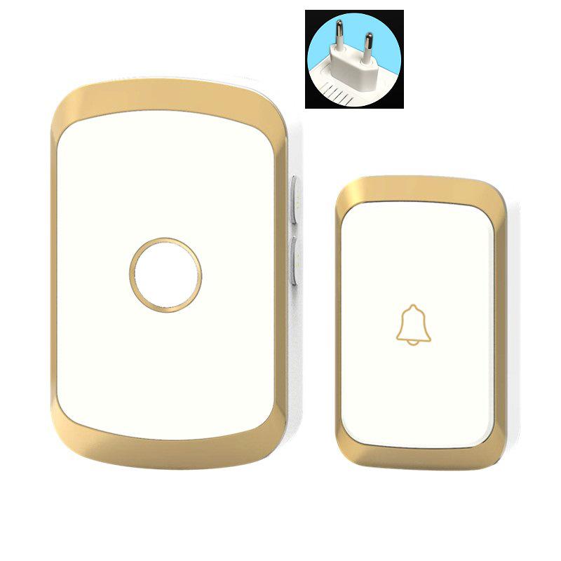 A20 Wireless Doorbell: UK Standard, Long-Range, AC Power, Electronic Music, One-to-One Caller for the Elderly