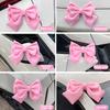 1 Piece Bow Styling Women Cycling Electric Bike Car Accessories Motorcycle Helmet Butterfly Knot Full Face Off Road Helmet Decor