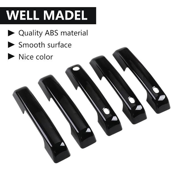 Door Handle Scratch Protector Rear Tailgate Door Handle Cover Trim Compatible with 2021 2022 2023 2024 2025 Ford Bronco Exterior Accessories