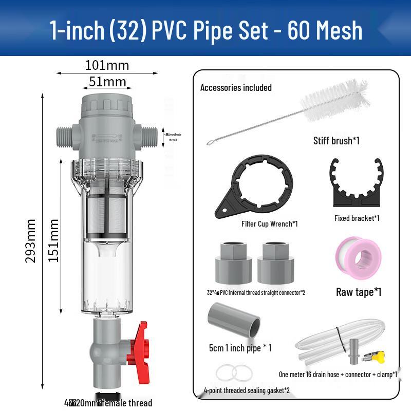 Extendable Fish Tank Waste Sedimentation Pre-Filter Kit