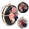 Women Evening Bag Flower Rhinestone Fashion Party Dinner Shoulder Handbag School Office Shopping Tote for Girls