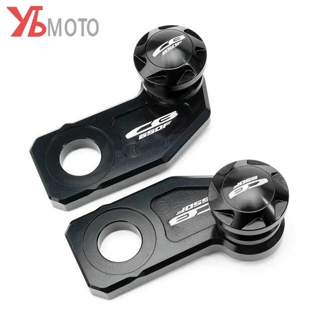 For Honda CBR650R CB650R CBR650F CB650F CBR 650R/650F CB 650R/650F Chain Adjustment Block Frame swingarm Spools sliders