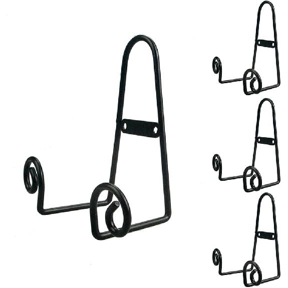 YY YEARCHY Plate Stand Holder for Wall Hanging Display Rack Art Hanger Metal Easel Photo Holder Books Bowls Platters