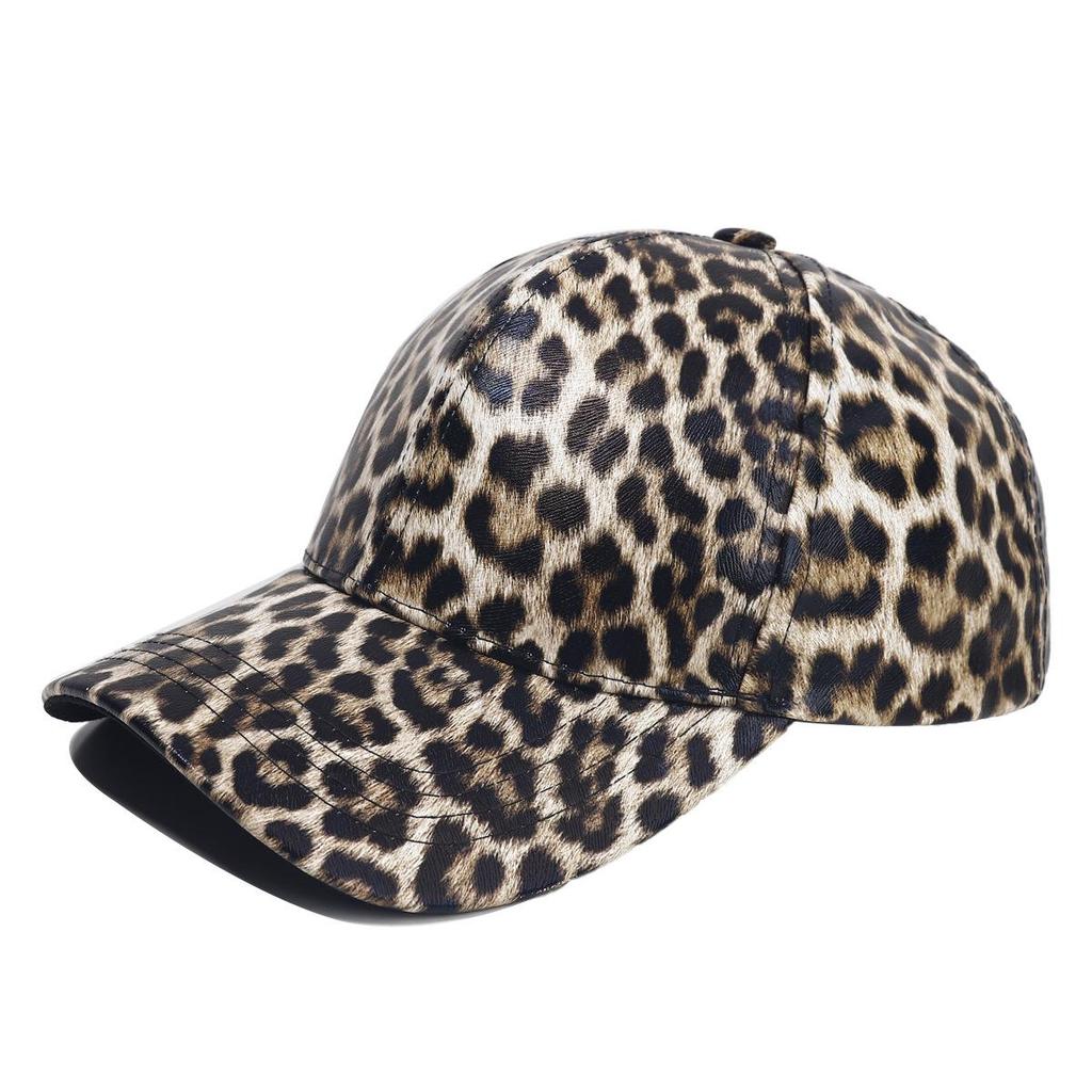 Damen Schirmmütze mit Leopardenmuster - Atmungsaktiv, Sonnenschutz für Outdoor-Reisen