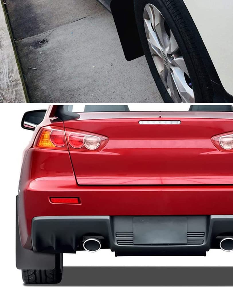 Universal Car Mud Guards, Mud Flaps, Mudguards for Light Trucks, Cars, and Small Vehicles, Set of 4