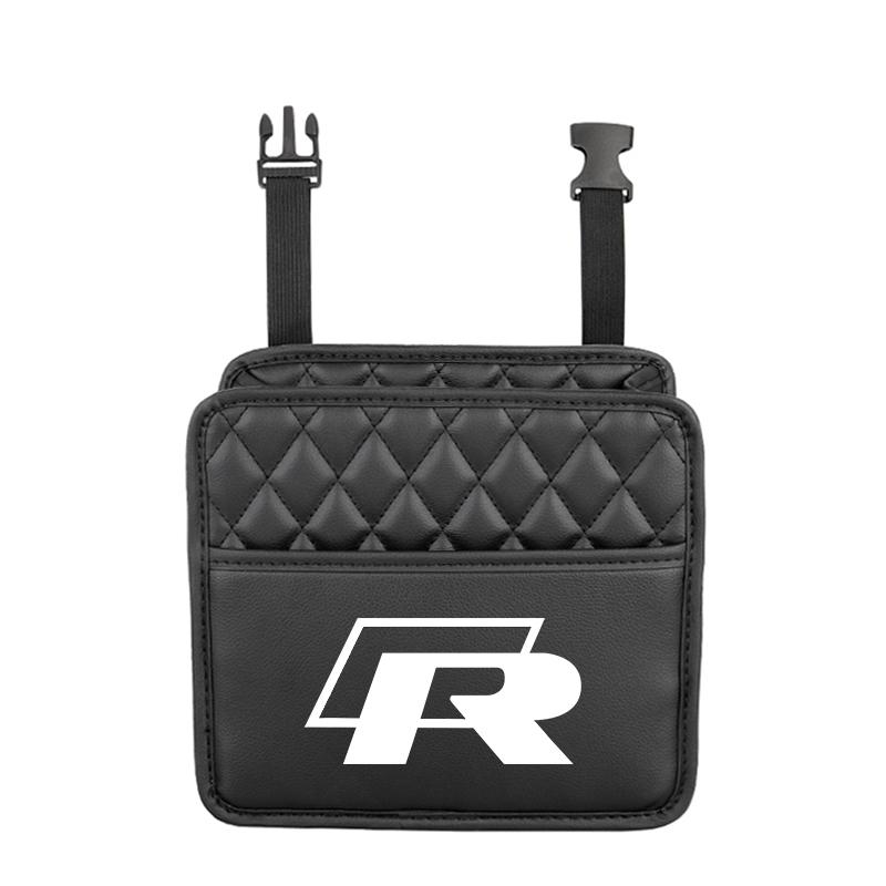 Car Seat Backrest Storage Stowing Tidying Pocket For VW GTI Polo Golf Passat MK6 MK7 Jetta Tiguan Arteon CC Taigo T-ROC Hub Cap