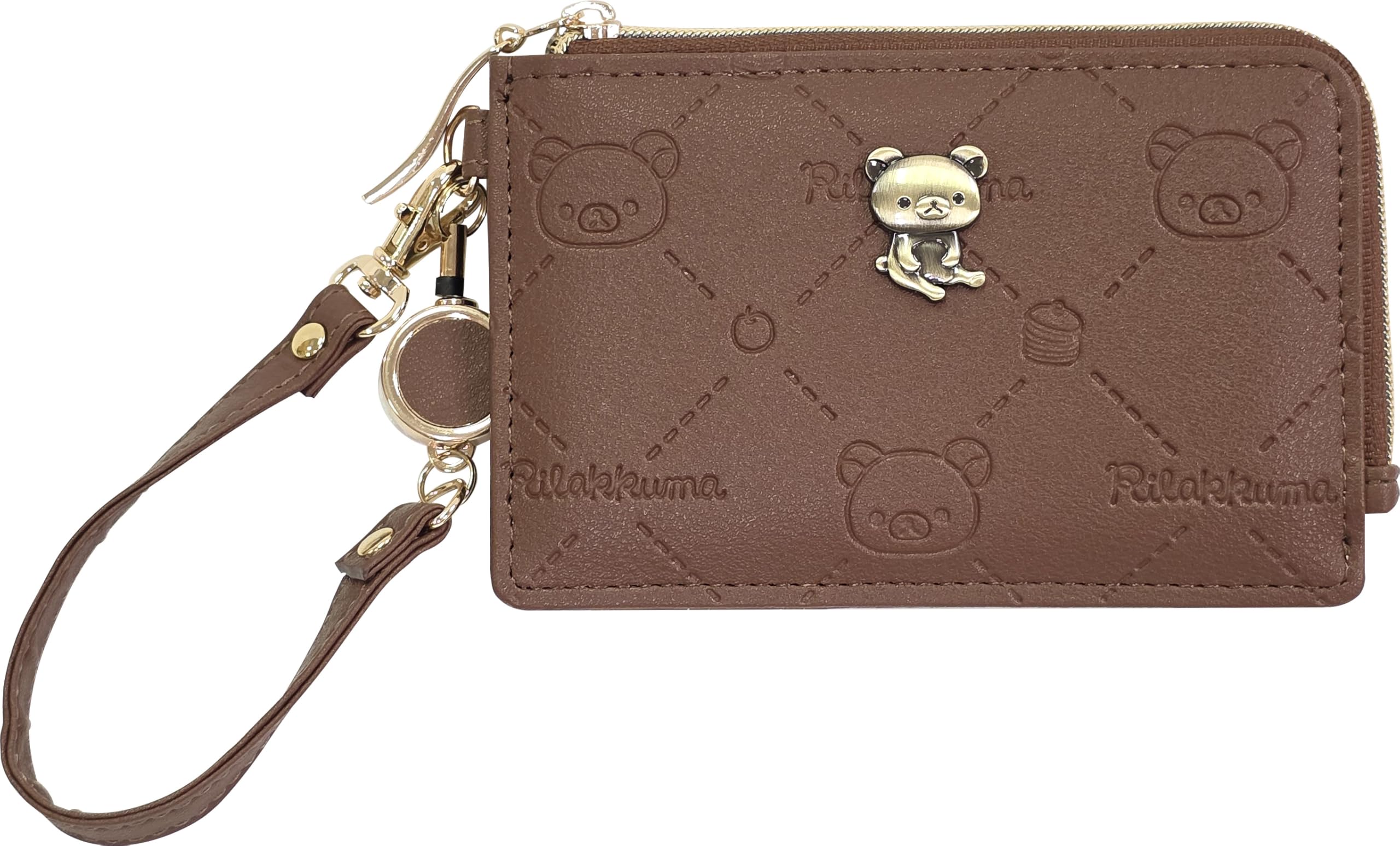 

Sun Art Серия Rilakkuma с тиснением в виде сетки, Кошелек-визитница, Коричневый, RK-707