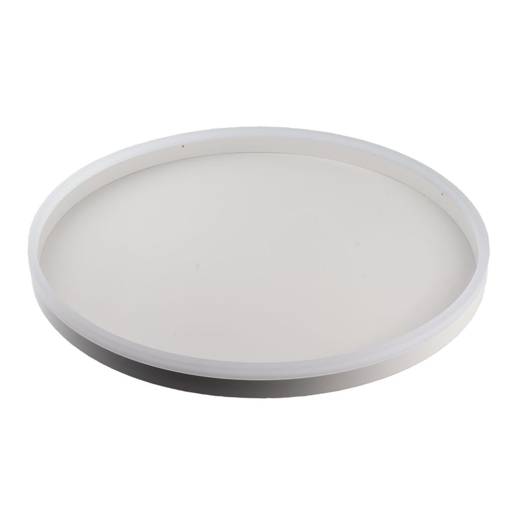Modern Ceiling Light Dimmable Round LED Flush Mount Ceiling Lamp with Remote APP Control for Living Room Bedroom White