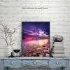 5D DIY Diamond Painting Seaside Sunset Full Display Full Round Diamond Embroidery Cross Stitch