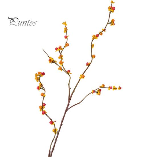 Fall Wedding Table Decoration Long Artificial Bittersweet Branches, Berry Stems for Vase, Faux Plants Fade Resistant Flowers Branches Thanksgiving