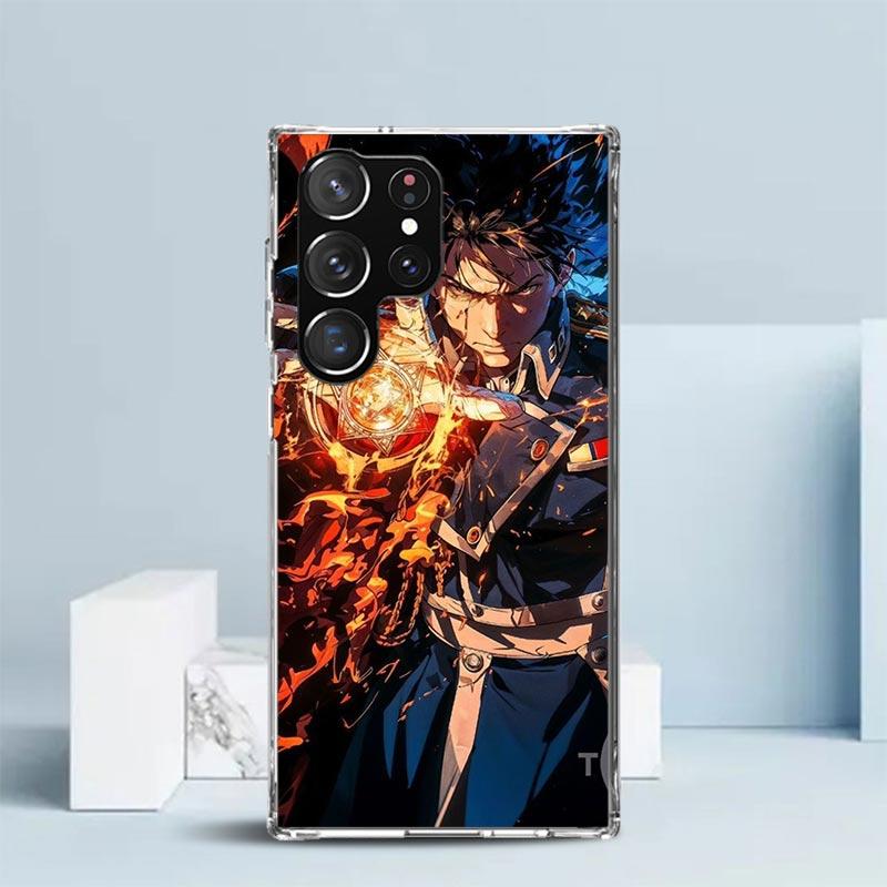 

Anime F-ullmetal A-Alchemist Phone Case For Samsung Galaxy S24 S25 Edge S26 Ultra S22 S23 Plus S21 + S20 FE Soft TPU Back Cover Samsung S26 Ultra