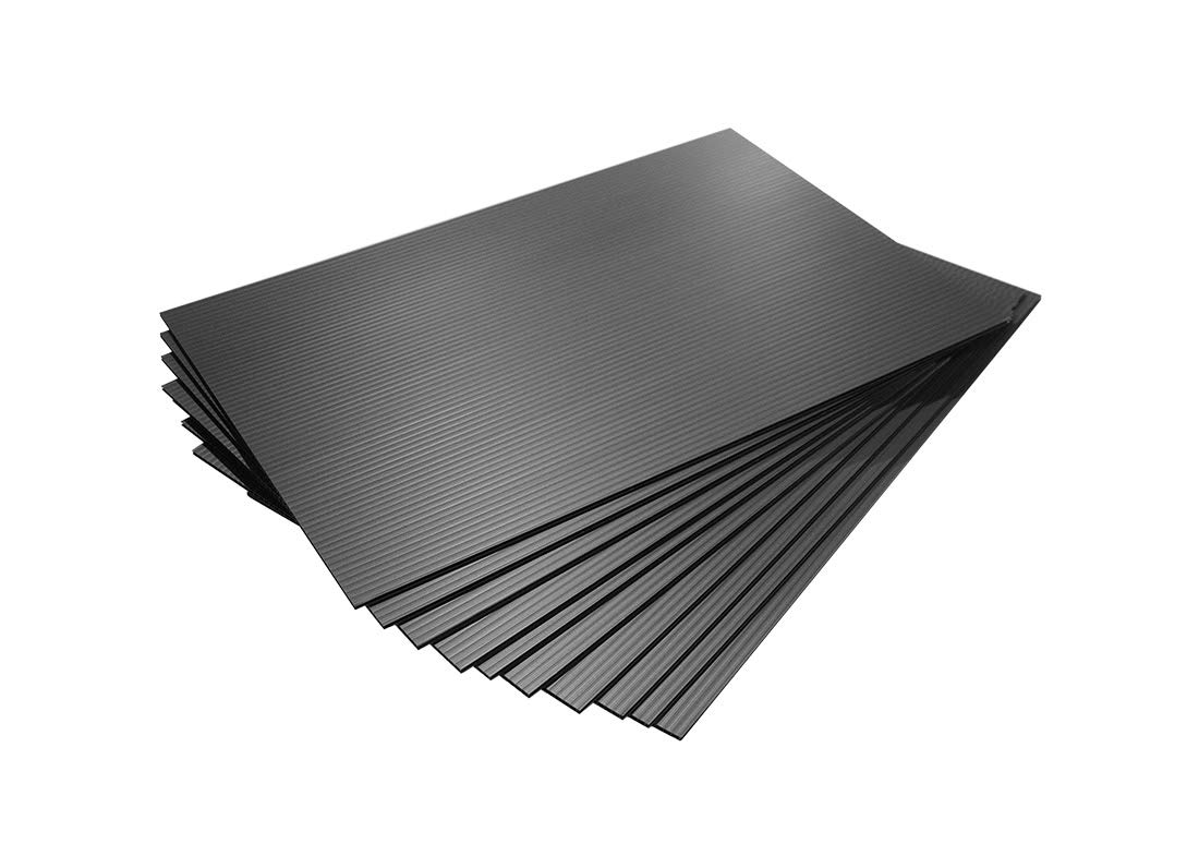 

Yamako Pladan Sheets, 301x450mm, 3mm Thick, 10 Sheets (Black)