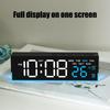 Digital Alarm Clock for Bedroom Desk Clock for Living Room Bedroom with Large Number,Dimmer,Loud Alarm Temperature