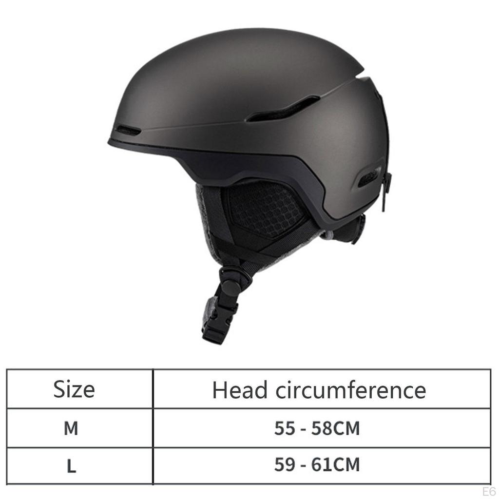 Skiing Helmet Removable Ear Pads Ski for Winter Sports Snowboarding