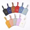 Thickened PU Leather Map-Stamped Luggage Tag & Passport Holder Set