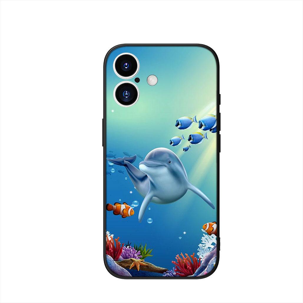 

Black Shark Dolphin Animal Case for Samsung Galaxy A07 A13 A12 A14 A23 A42 A50 A51 A52 A53 A70 A71 A72 A21S A04 Note 20 9 8 10 Galaxy A71