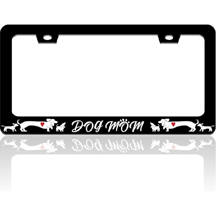 Beautiful Colorful Butterfly License Plate Frame Funny Watercolor License Plate Holder For Front Or Rear Car Tags Stainless Steel Car Decoration With