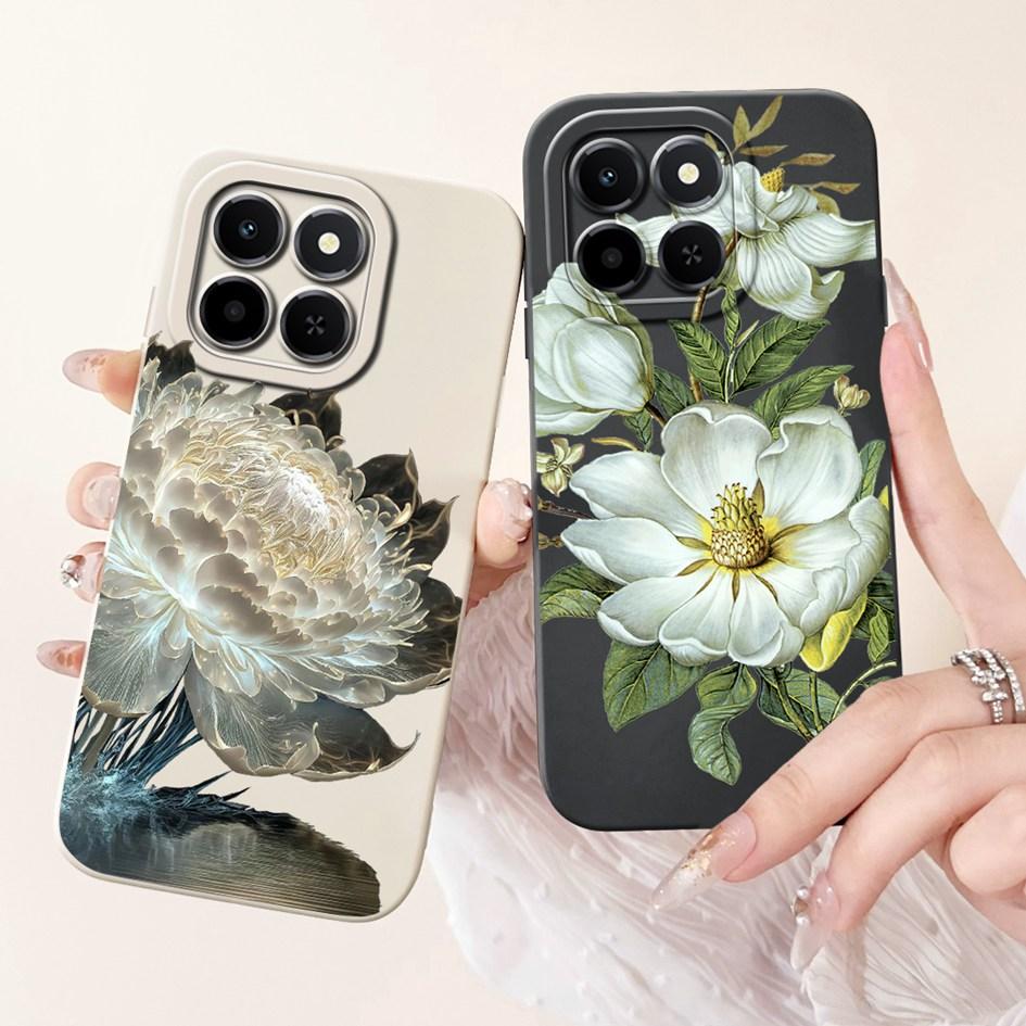6.61" For Honor X6c 2025 Case Cute Panda Rabbit Soft Liquid Silicone Shockproof TPU Back Cover For HonroX6c Play 9C NIC-LX1 Para