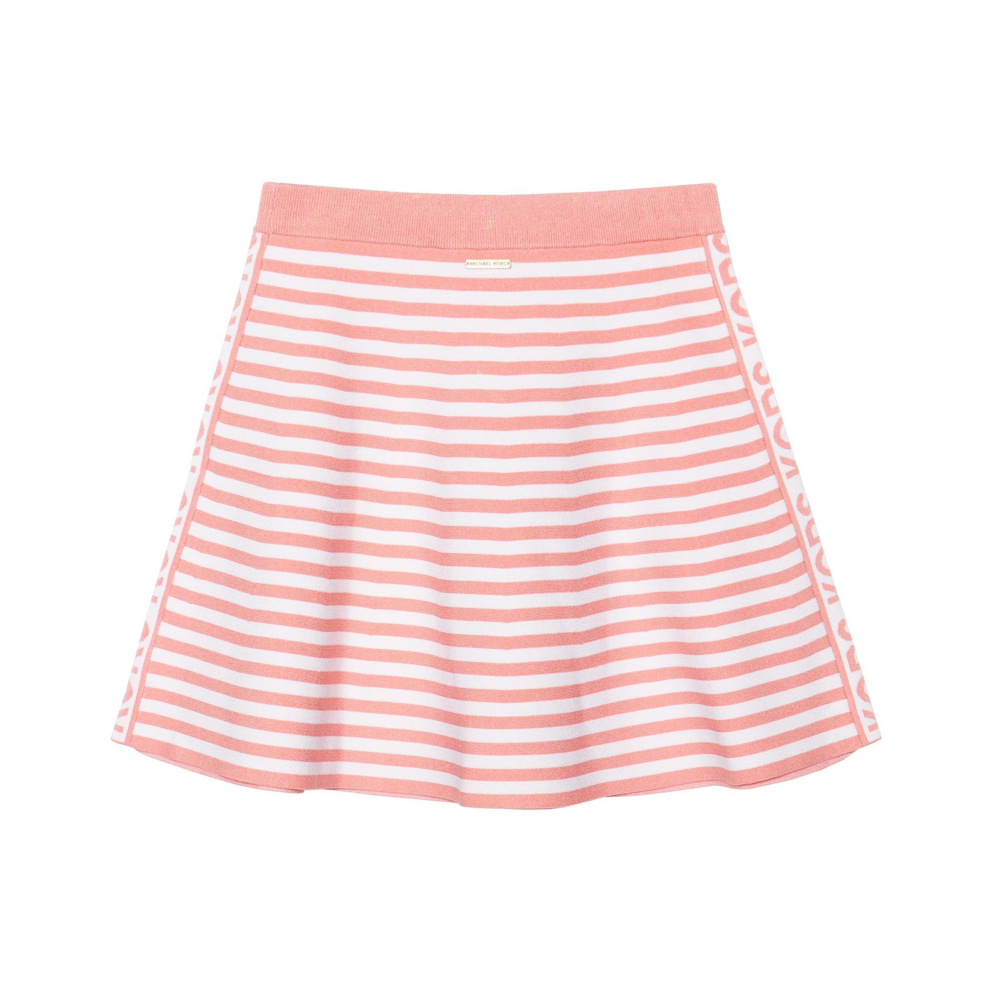 Michael Kors Striped Side Logo Mini Fairy Casual Skirt Women skirts MU2706W6KW691 S