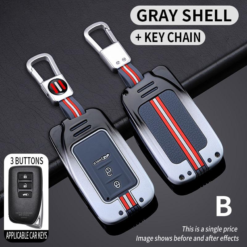 Car Key Case Cover Shell FobFor Lexus NX GS RX IS ES GX LX RC 200 250 350 LS 450H 300H Keychain Interior Protective Accessories