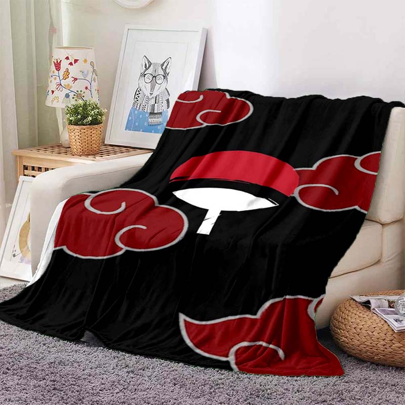 NARUTOUzumaki Naruto anime print blanket, warm and comfortable flannel blanket, suitable for bedrooms, sofas, beds, chairs, picn