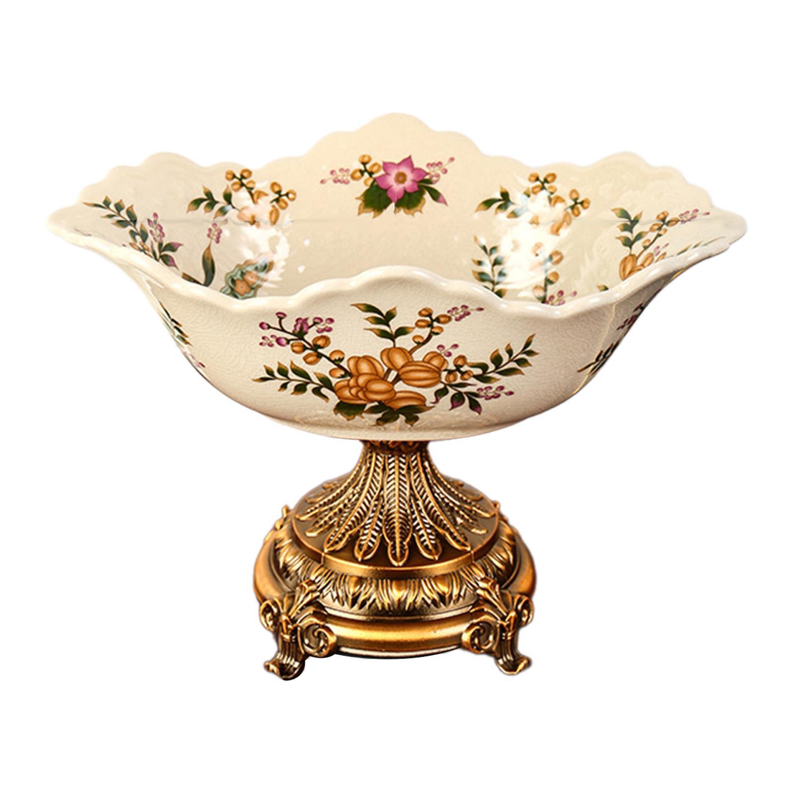 

Керамическая фруктовая чаша креативная ножная чаша для овощей хлеба кухонная стойка