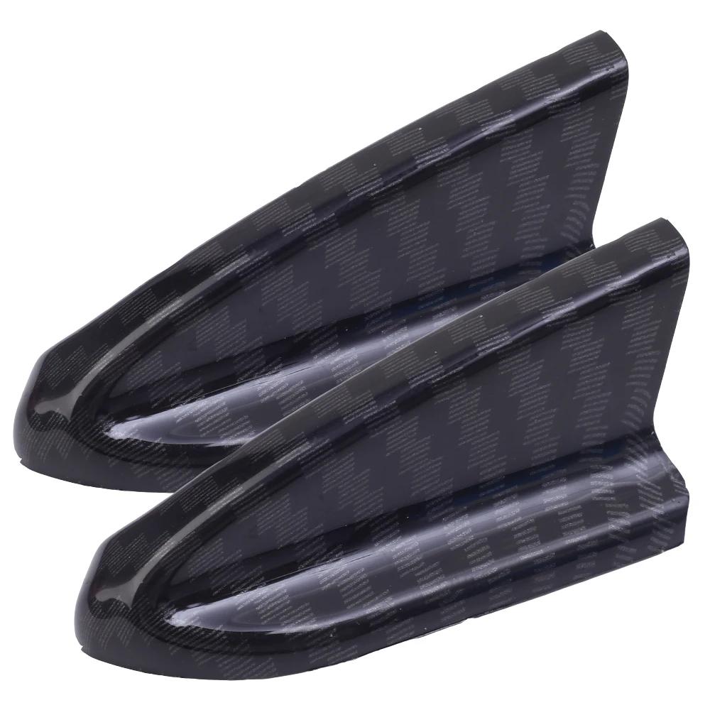Pegatinas de Aleta de Tiburón para Coche Techo Cola Antena de Coche EVO Fibra de Carbono Punta Calcomanías Autoadhesivas Accesorios de Modificación Automotriz