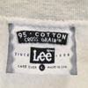 Lee 90s Old USA Made Long Sleeve Sweat Trainer L Gray Back Brushed Men's Used