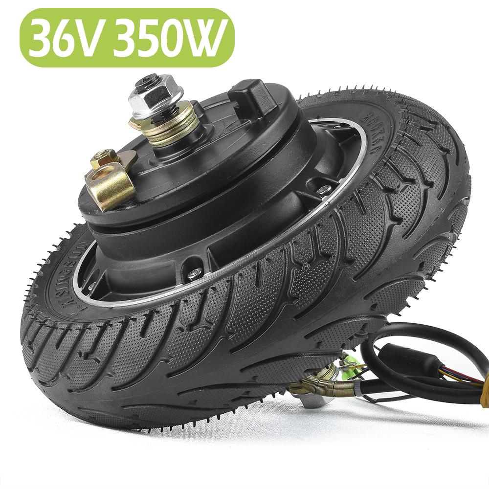 8 Inch Electric Scooter Hub Motor Brushless Gearless Hub Motor Electric Scooter Conversion Kit 36V/48V 350W/500W 36V 350W