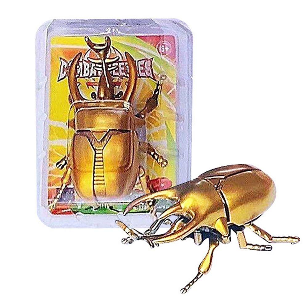 

Children s Battle Wind-Up Beetle Creative Scarab Beetle Fashion Animated Insect Model золотой