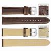 Watch Strap 20mm Watch Replacement Strap Vintage Watch Band Genuine Leather Adjustment Tool and Spring Bar Included [WOCCI] (Dark Brown/Contrast