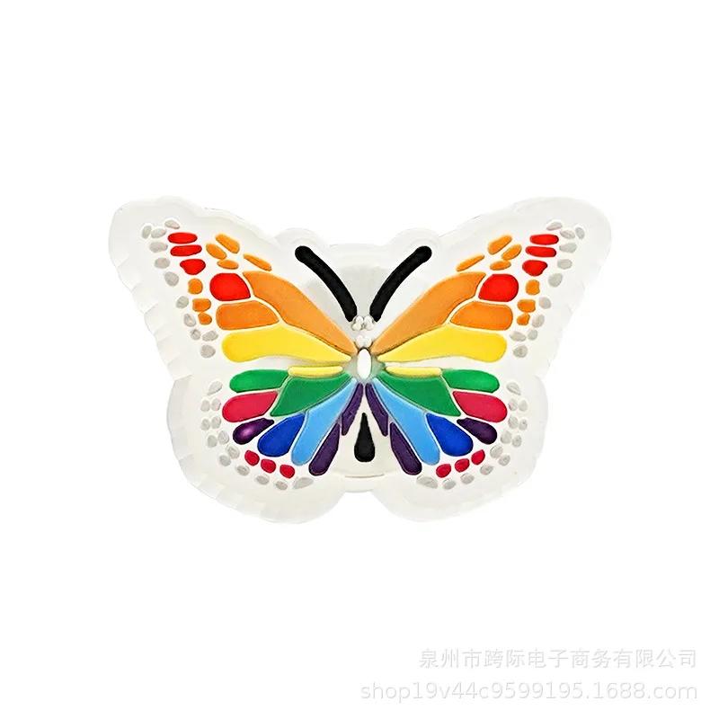 

1 шт. светодиодные булавки для детей, светящиеся подвески для обуви, рождественские аксессуары для обуви на Хэллоуин, пряжки для украшений в виде утки и кошки для девочек и мальчиков