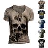 Men's Short Sleeve Graphic And Embroidered Fashion T-Shirt Spring And Summer Short Sleeve Printed