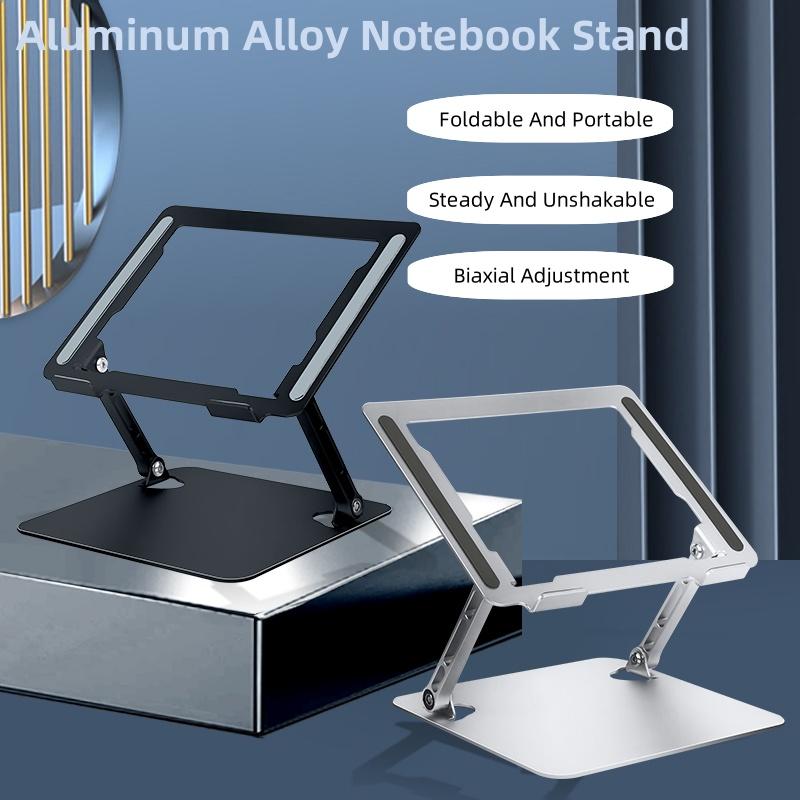 D079 Aluminum Alloy Desktop Laptop Bracket Foldable Hollow Out Notebook Cooling Stand