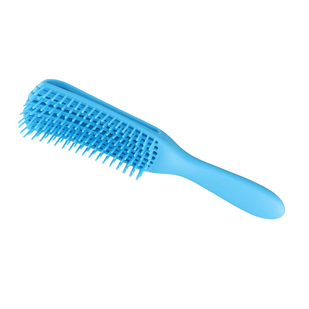 8 Row Detangler Brush Ergonomic Removable Universal Portable Detangling Massage Brush Hair Brush for Women