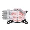 Computer GPU Cooling Water Block Cooler Kit Red Copper Base for Graphics Processing Unit