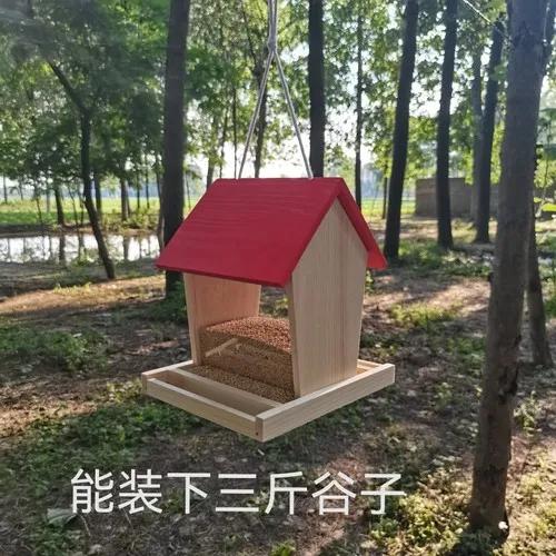 Bird Feed Box, Bird Feeder, Outdoor Suspended Automatic Bird Feeder, Rain Proof JXL173306