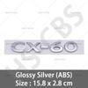 CX30 CX50 CX60 CX90 Letter Logo Rear Trunk Emblem Badge Styling Body Tailgate Sticker