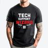 Tech Support Wizard Helpdesk And Computer Technician Funny Shirts Luxury TShirt Japan Style Illustration